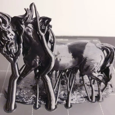 Ngựa Phi Kèm Support – Dễ Tháo (Running Horse with support)