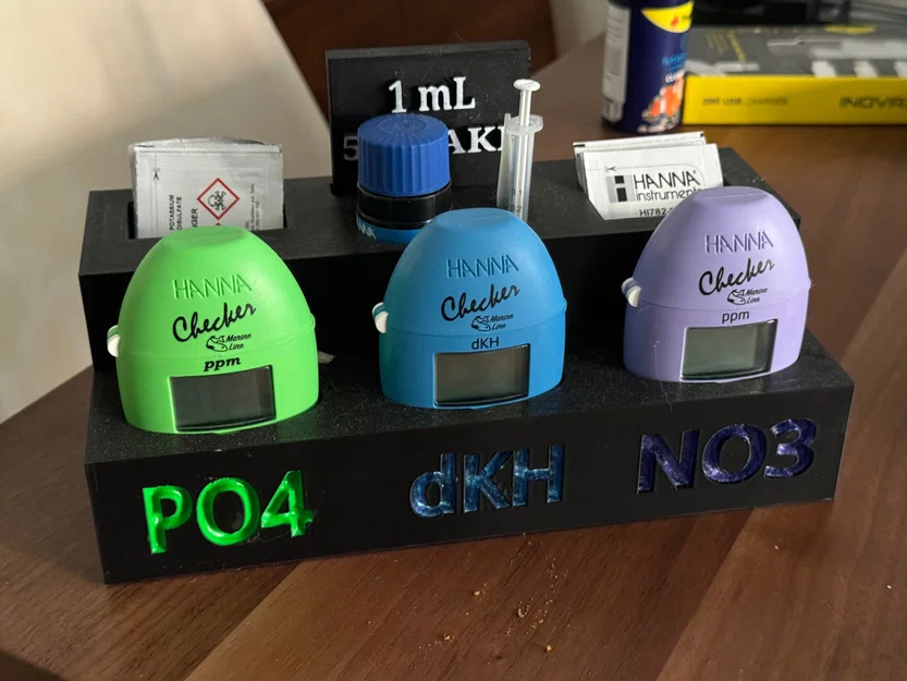 Khay đựng dụng cụ kiểm tra Hanna Checker cho hồ cá biển tiện lợi - Image 1