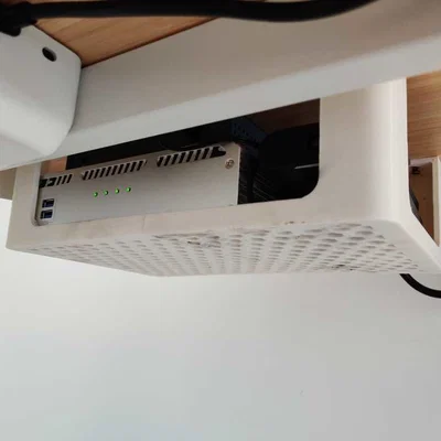 Giỏ treo gầm bàn để gắn Mini PC (Under-Desk Mounting Basket)