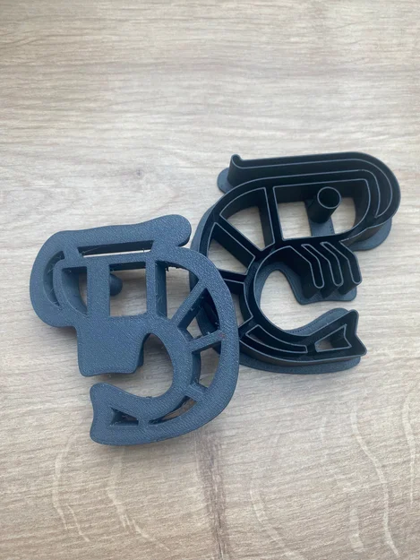 Khuôn cắt bánh quy hình con tôm độc đáo - Phụ kiện làm bánh in 3D - Image 1