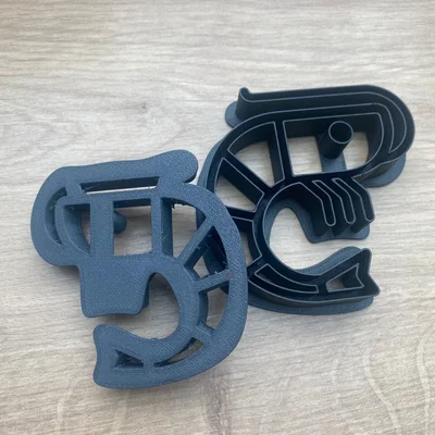 Khuôn cắt bánh quy hình con tôm độc đáo - Phụ kiện làm bánh in 3D