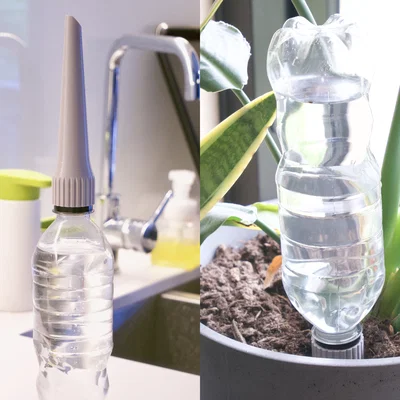 Đầu gắn tự tưới cho chai PET – Tái sử dụng chai PET (Upcycling)