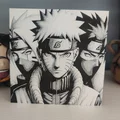 Tranh treo tường Naruto phong cách Hueforge ấn tượng cho fan 3D - Thumbnail 3