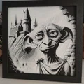 Mô hình tranh in 3D Hueforge Dobby: Tác phẩm nghệ thuật Harry Potter - Thumbnail 1