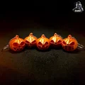 Móc Khóa Bí Ngô Halloween - 5 Biến Thể - Không Cần Supports - In Nhanh Dễ - Thumbnail 1