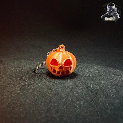 Móc Khóa Bí Ngô Halloween - 5 Biến Thể - Không Cần Supports - In Nhanh Dễ