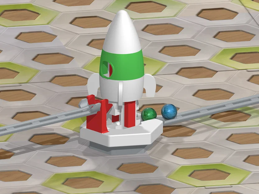 Bệ phóng tên lửa (Rocket Launcher) cho đường chạy bi - Image 2