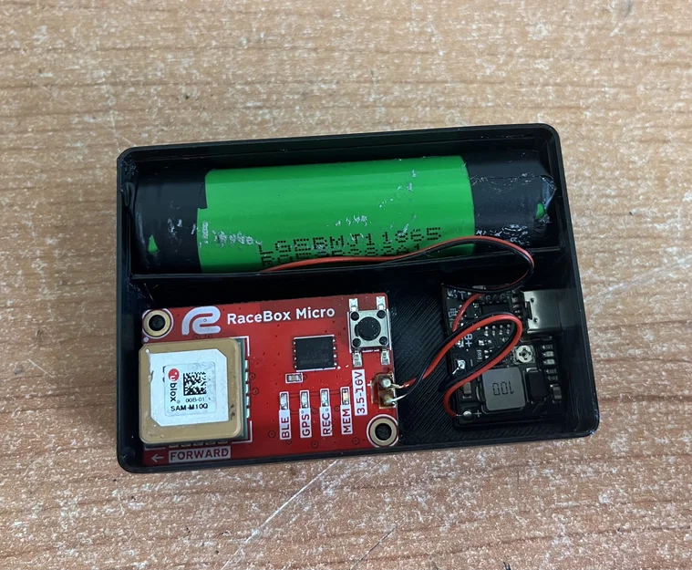 Hộp pin 18650 cho RaceBox micro (RaceBox micro battery case) - Image 3