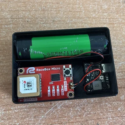 Hộp pin 18650 cho RaceBox micro (RaceBox micro battery case)