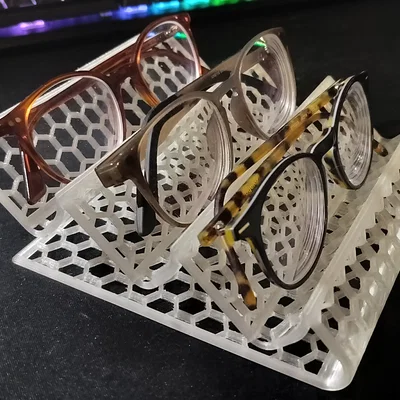Khay Đựng Mắt Kính Dạng Lưới Tổ Ong Tiết Kiệm - File In 3D