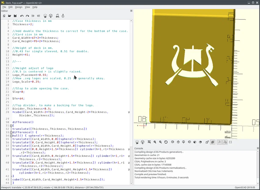Hộp đựng bài Gwent tham số (Parametric Gwent Deck Card Cases) - Image 3