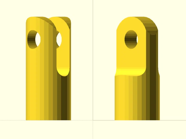 Rod Clevis tham số (Parametric rod clevis) - Image 1