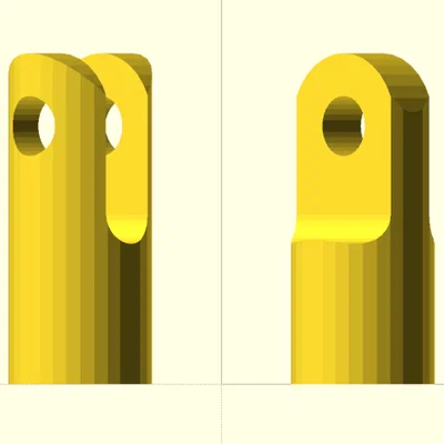 Rod Clevis tham số (Parametric rod clevis)