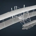 Mô hình 3D máy bay 1903 Wright Flyer - Tái hiện lịch sử hàng không - Thumbnail 1