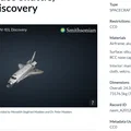Mô hình tàu vũ trụ Space Shuttle Discovery (OV-103) in 3D chi tiết - Thumbnail 3