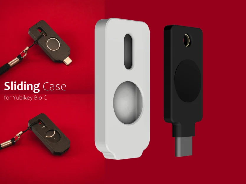 Vỏ bảo vệ trượt in 3D cho Yubikey Bio C - An toàn và tiện lợi - Image 2