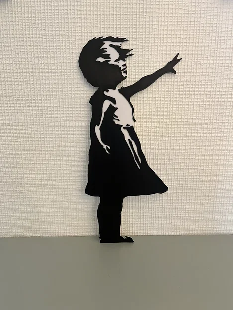Banksy - Cô bé với quả bóng bay - Image 1