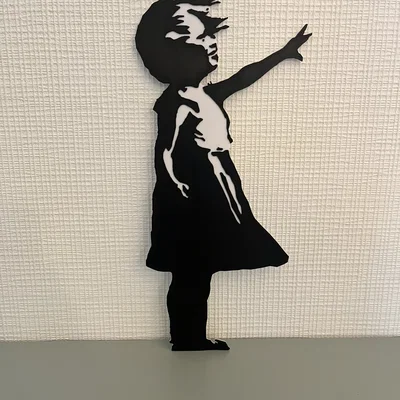 Banksy - Cô bé với quả bóng bay