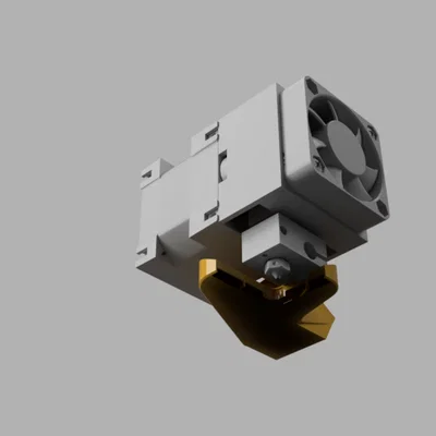 Ống gió quạt 5015 cho Hemera (bản cải tiến)