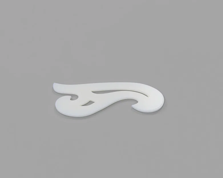Bộ Thước French Curve Hỗ Trợ Vẽ Hình Học (Elipse, Hyperbola, Parabola) - Image 4