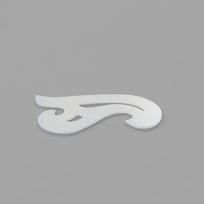 Bộ Thước French Curve Hỗ Trợ Vẽ Hình Học (Elipse, Hyperbola, Parabola)