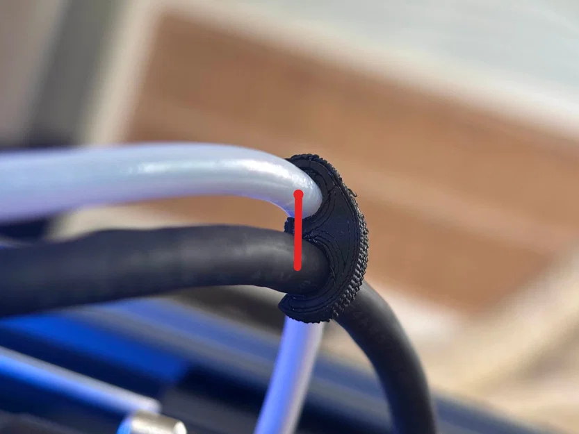 Kẹp dây Bowden cho Creality K1 (Bowden wire clip) - Image 2