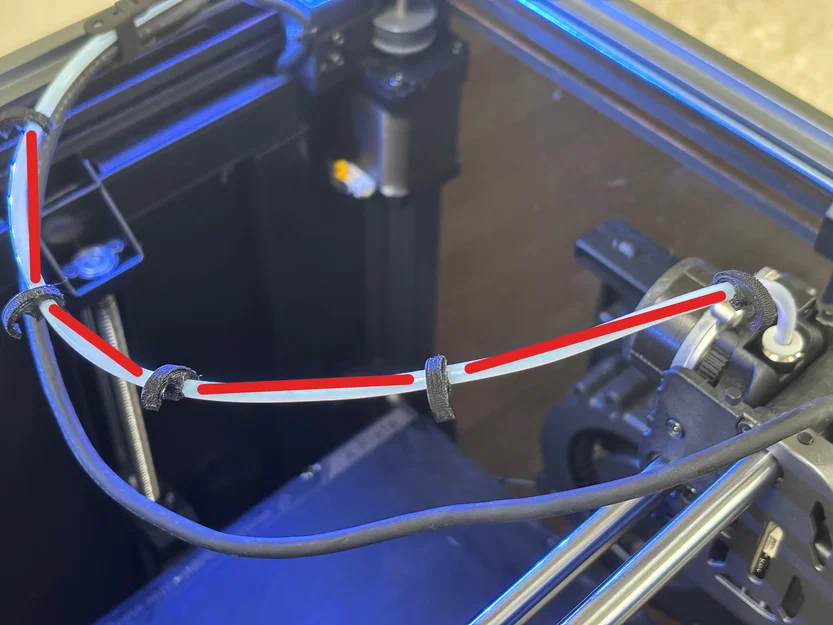 Kẹp dây Bowden cho Creality K1 (Bowden wire clip) - Image 3