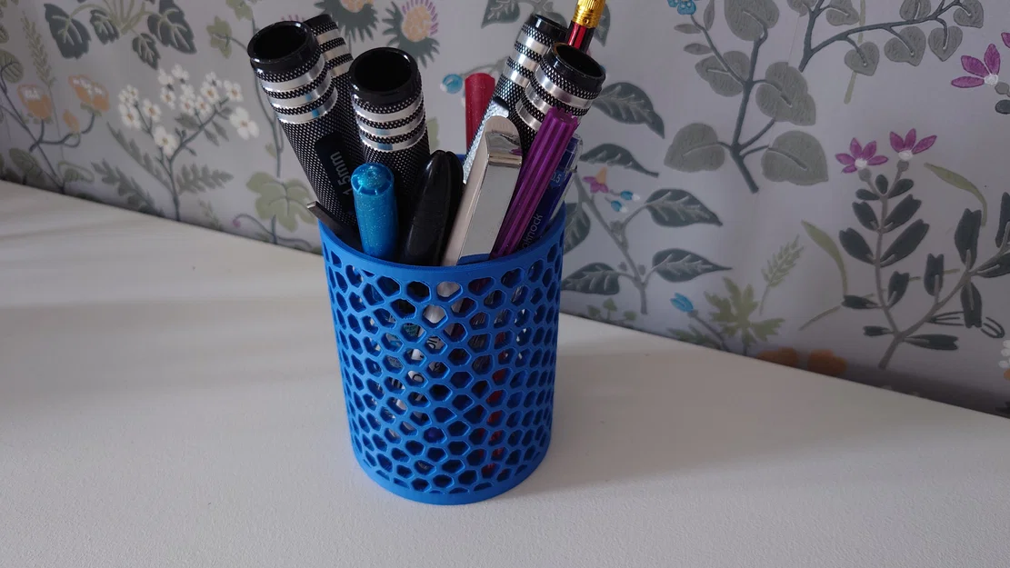 Ống Đựng Bút Voronoi (Voronoi Pencil Holder) - Image 1