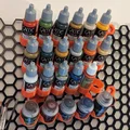 Giá treo sơn mini dạng tổ ong gắn tường (Citadel, Vallejo, Army Painter...) - Thumbnail 1
