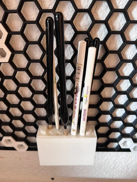 Honeycomb Paint Station - Giá treo lọ sơn và cọ mô hình thông minh - Image 2