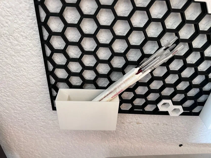 Honeycomb Paint Station - Giá treo lọ sơn và cọ mô hình thông minh - Image 3