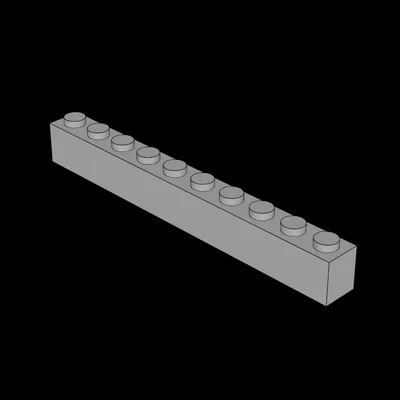 Mô hình gạch lắp ráp 1x10 tương thích với hệ thống Lego