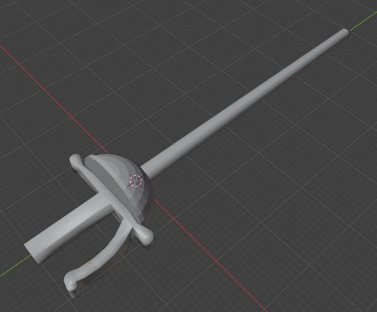 Kiếm Rapier cho mô hình Dummy 13 - Phụ kiện in 3D phong cách HEMA - Image 1