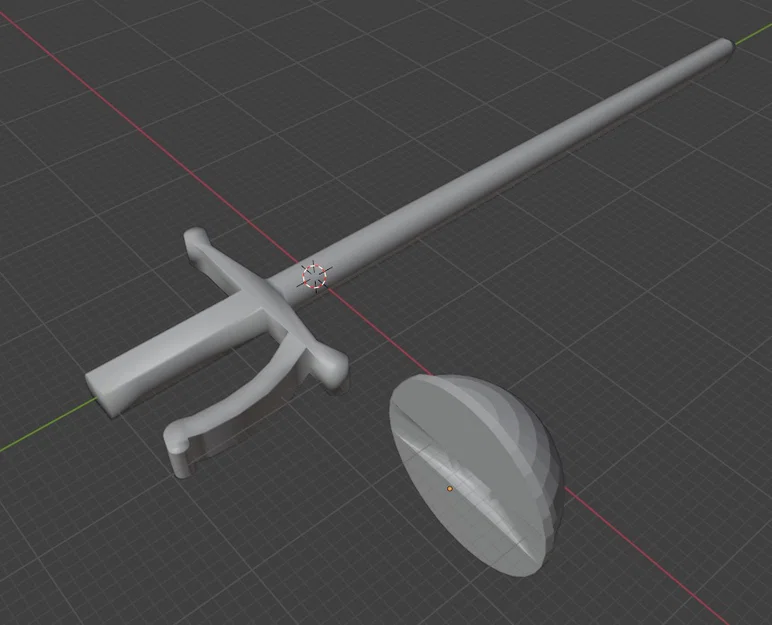 Kiếm Rapier cho mô hình Dummy 13 - Phụ kiện in 3D phong cách HEMA - Image 2
