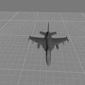 Mô hình máy bay chiến đấu (Fighter Jet) - File in 3D đơn giản - Thumbnail 2