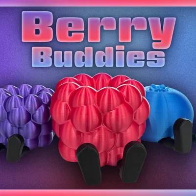 Berry Buddies - Mô hình trang trí quả mọng 3D đáng yêu