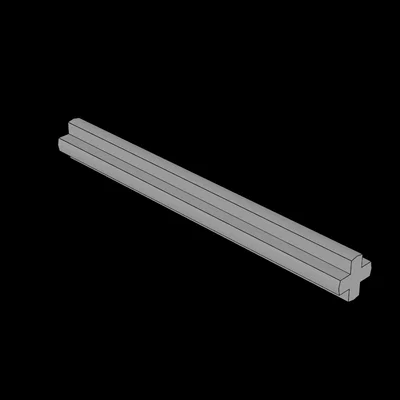 Mẫu in 3D Trục xoay 5 đơn vị (Technic Axle) tương thích Lego