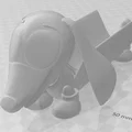 Khay đựng Hotdog hình chú chó Slinky độc đáo cho bàn ăn - Thumbnail 1