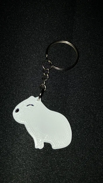 Móc khóa Capybara đáng yêu - Mô hình in 3D đơn giản - Image 3