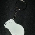 Móc khóa Capybara đáng yêu - Mô hình in 3D đơn giản - Thumbnail 3