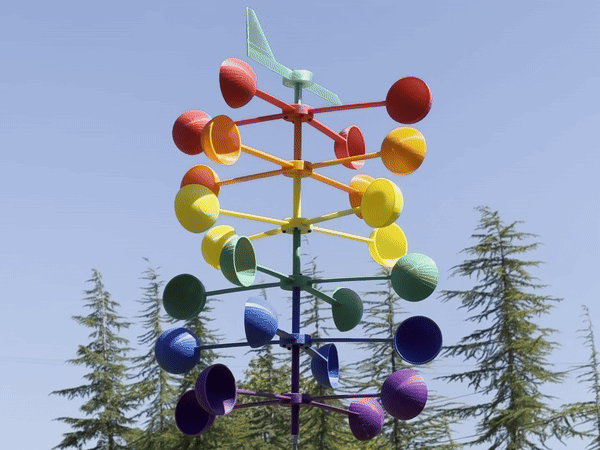 Chong chóng gió cầu vồng modular (bản lớn) - Thumbnail 1