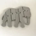 Flexi Elephant – Voi dẻo uốn lắc in 3D - Thumbnail 1