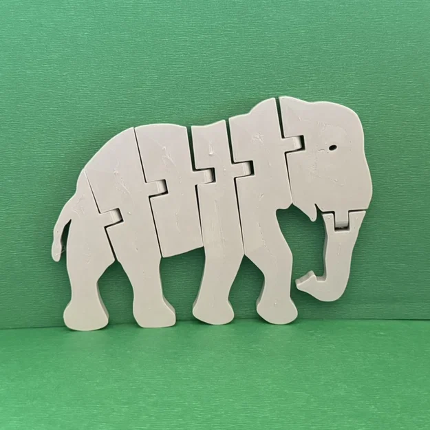 Flexi Elephant – Voi dẻo uốn lắc in 3D - Image 2