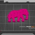 Flexi Elephant – Voi dẻo uốn lắc in 3D - Thumbnail 4