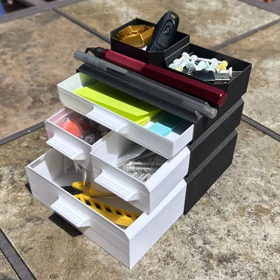 Mini Desk Organizer (Khay sắp xếp bàn làm việc mini)