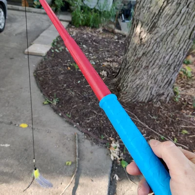 Kiếm Mèo Telescoping - Đồ Chơi Cần Câu Mèo Rút Gọn!