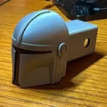 Nắp che hitch kéo xe Nón Mandalorian cho receiver 2" - Thumbnail 1