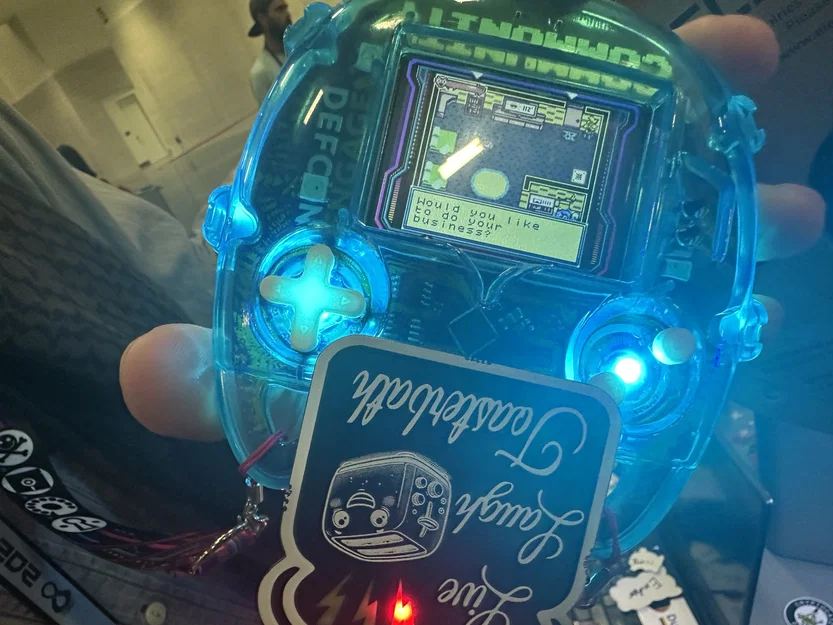 Bộ nút D-pad và AB cho Defcon32 Badge - Nâng cấp trải nghiệm - Image 1
