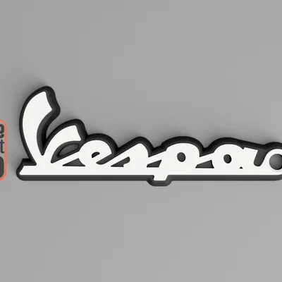Móc khóa Vespa Piaggio - Portachiavi - Porte Clès - 钥匙链 - Schlüsselanhänger