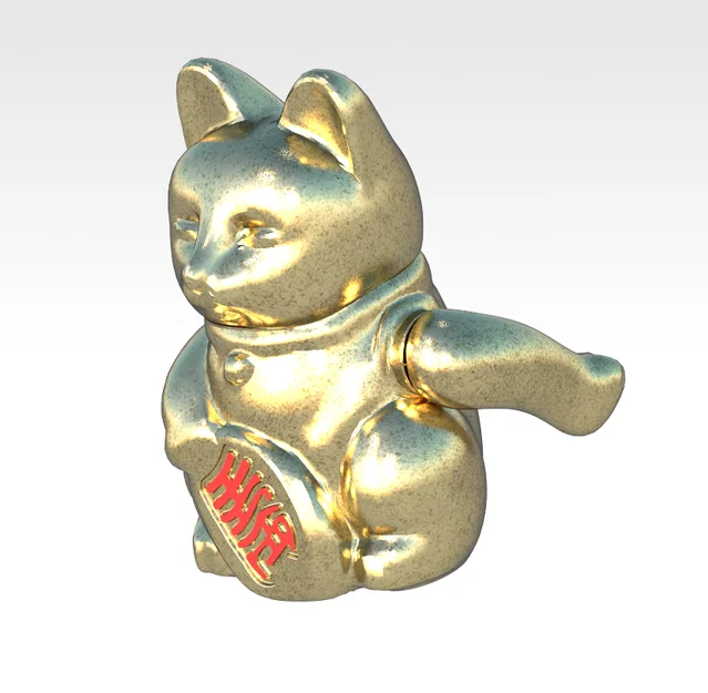 DYNAMIC MANEKI-NEKO – Mèo Thần Tài Chuyển Động (Print-in-Place) - Image 5